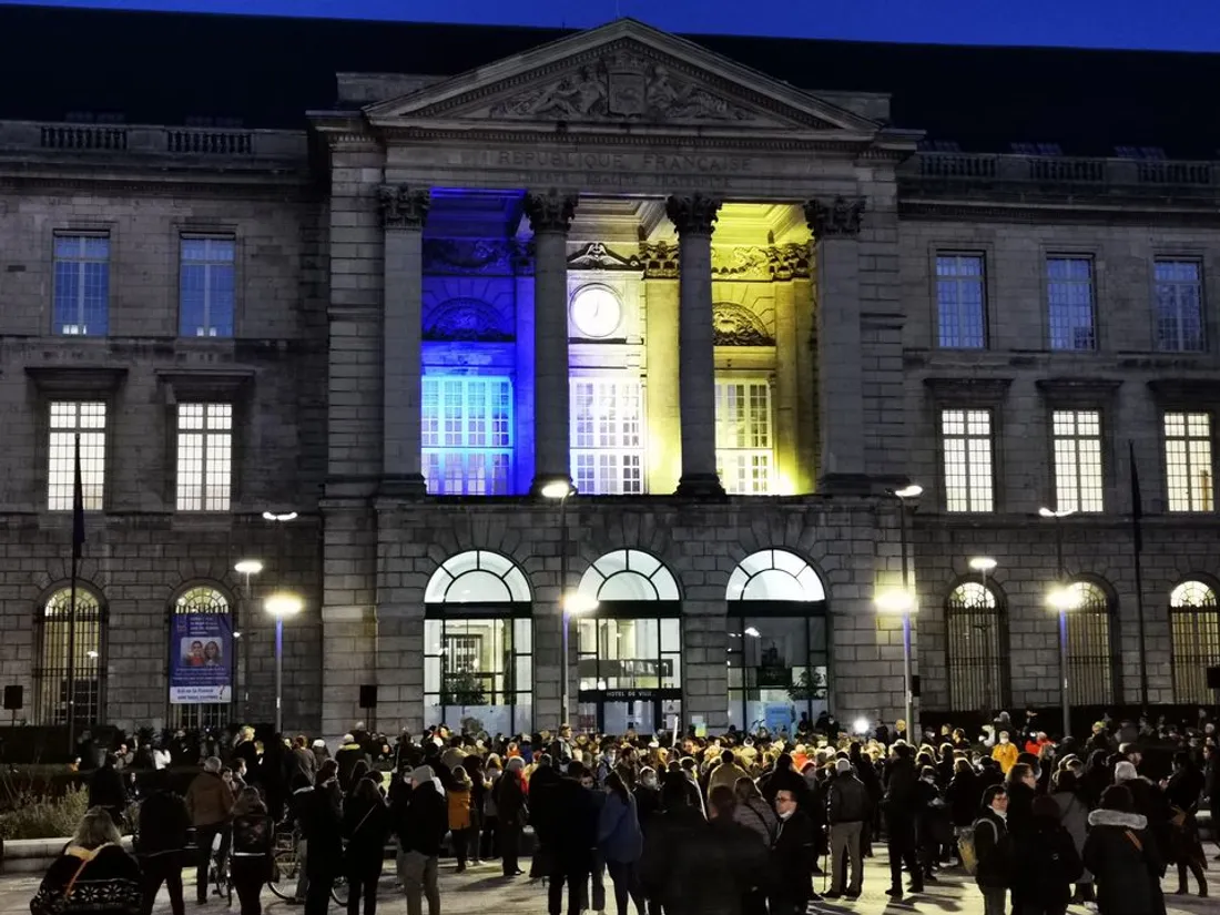 Rouen, en soutien à l'Ukraine